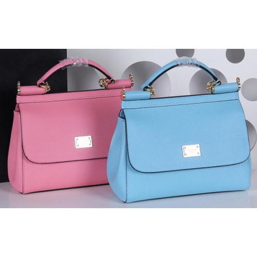 Dolce Gabbana SICILY Calfskin Tote Bag BB4136