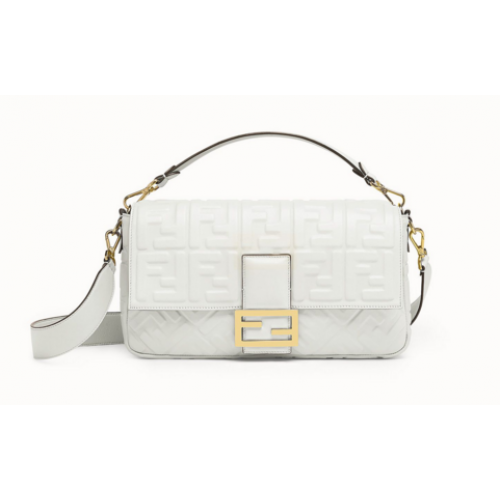 FENDI BAGUETTE Mini Shoulder Bag 8BS017 white