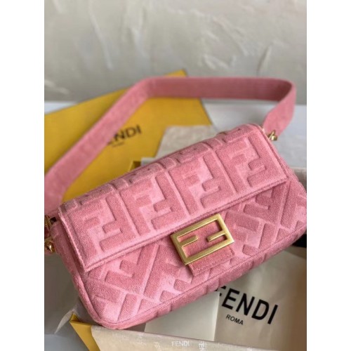 FENDI BAGUETTE Shoulder Bag 8BR771A pink