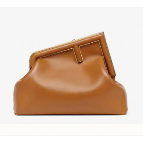 FENDI FIRST MEDIUM leather bag 8BP127AB brown
