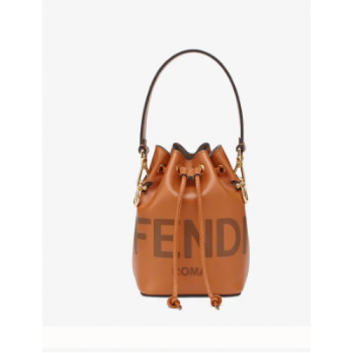 FENDI MON TRESOR Brown leather mini-bag 8BS010