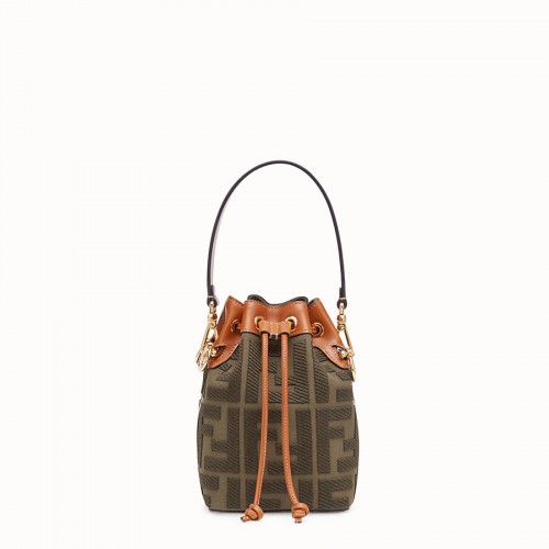 FENDI MON TRESOR Mini bag in green canvas 8BS010