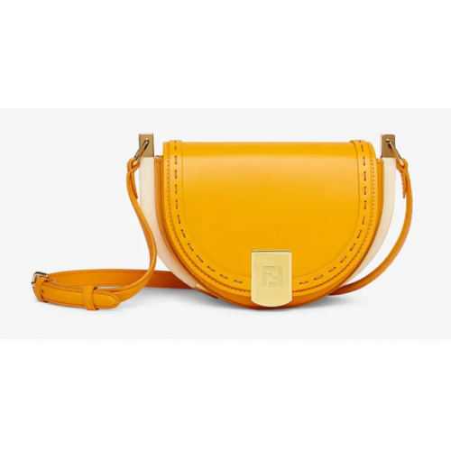 FENDI MOONLIGHT leather bag 8BT346A yellow