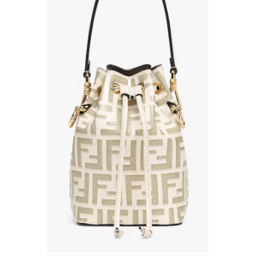 FENDI Mon Tresor leather mini-bag 8BS010 Beige