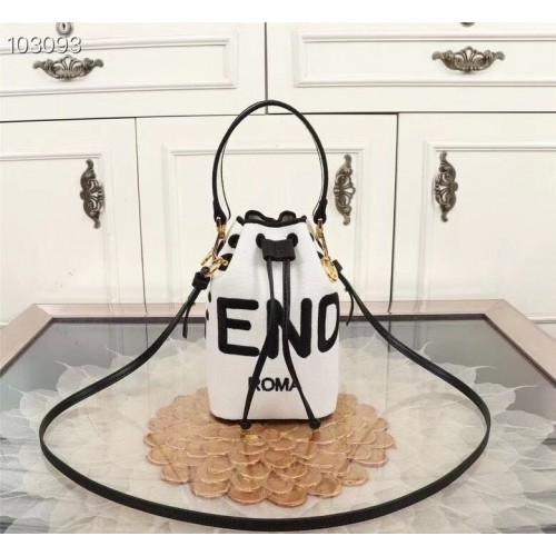 FENDI Original Leather mini-bag 8BS010 FD6588 White