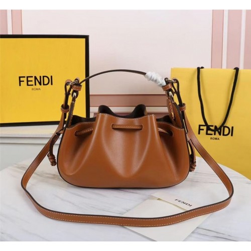 FENDI TOUCH leather bag 8BS059 Caramel
