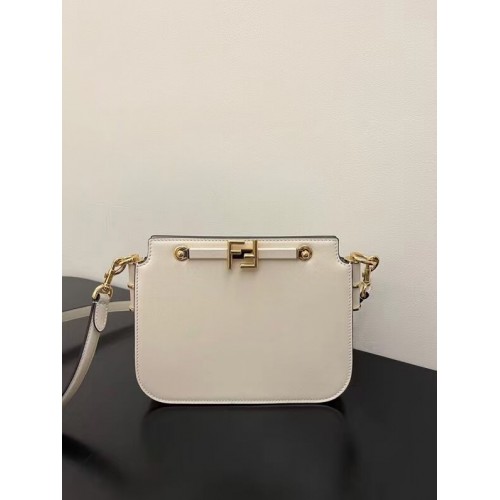FENDI TOUCH leather bag 8BT349AHK2 white