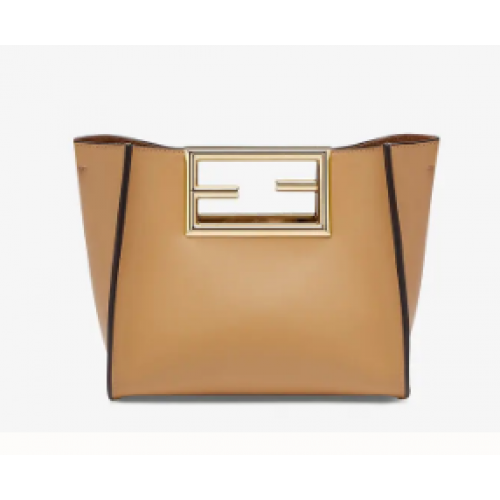 FENDI WAY small leather bag 5FB6846 Beige