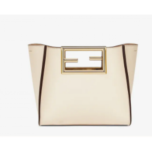 FENDI WAY small leather bag 5FB6846 white