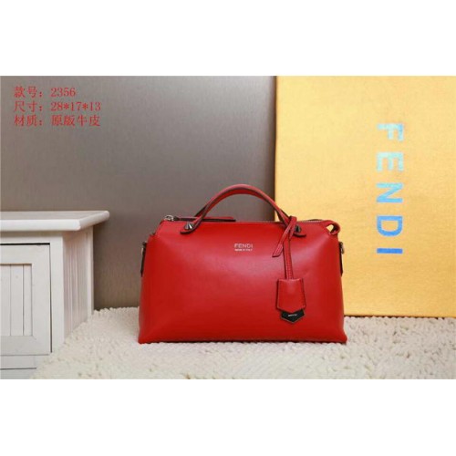 Fendi BY THE WAY Bag Calfskin Leather FD2356 Red