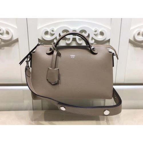 Fendi BY THE WAY Bag Original Calfskin Leather F21790 Grey