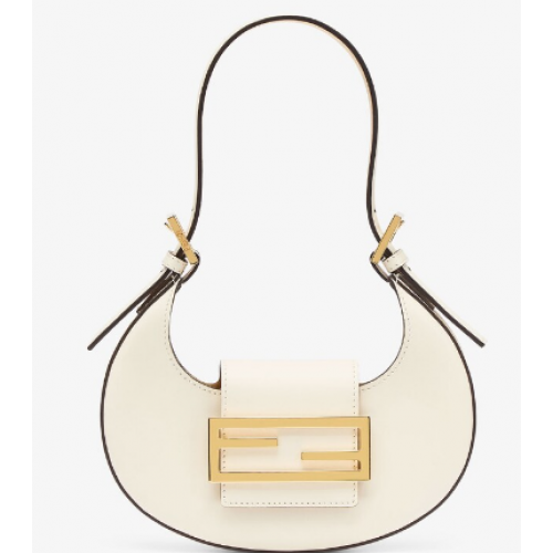 Fendi Cookie White leather mini bag 8BS065A