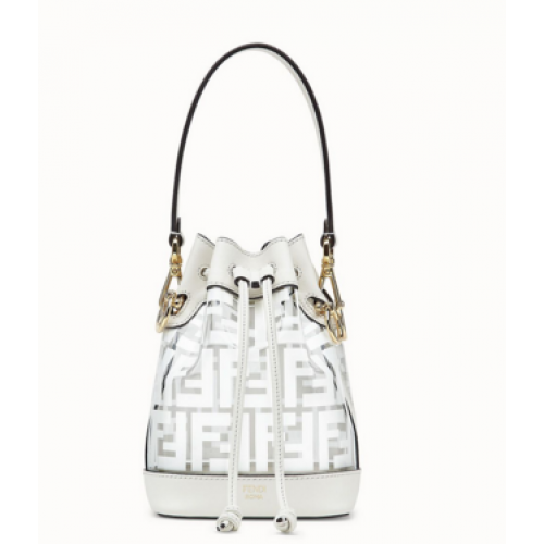 Fendi MON TRESOR PU Mini Handbag 8BS010 white