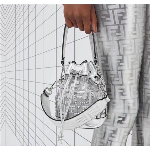 Fendi Prints On PVC mini bag 8BS010