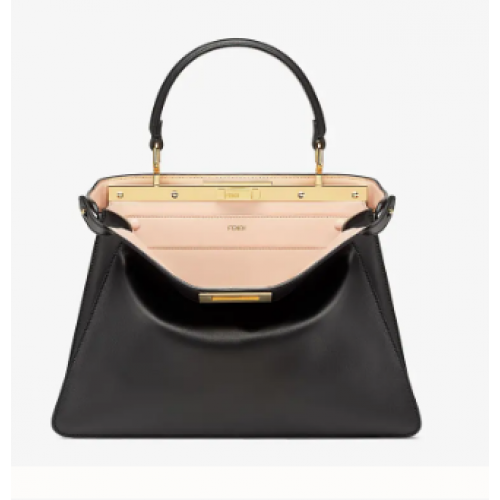 Fendi PEEKABOO ISEEU MEDIUM leather bag 70193 Black