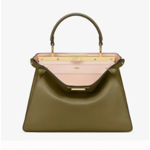 Fendi PEEKABOO ISEEU MEDIUM leather bag 70193 green