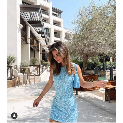 Fendi Top Quality Fashion Dress FF11532 Blue