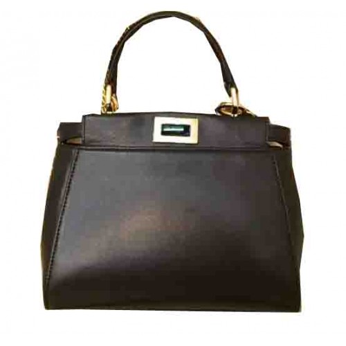 Fendi mini Peekaboo Bag Original Leather 55211 Black