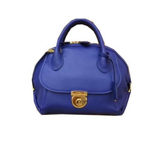 Ferragamo Medium Tote Bag Calfskin Leather SF0612 Blue