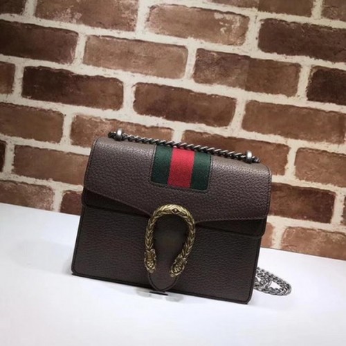 Gucci Mini Dionysus GG Canvas Shoulder Bag 421970 Black