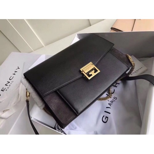 GIVENCHY GV3 medium leather shoulder bag 9741 black