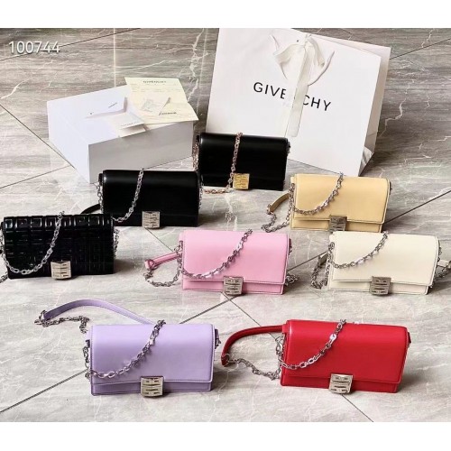 GIVENCHY Original Leather Chain Shoulder Bag 1864