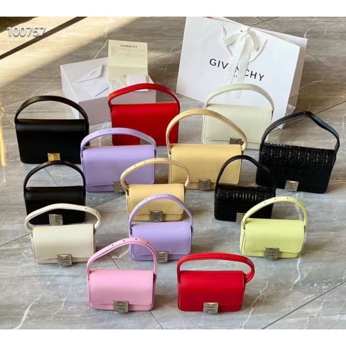 GIVENCHY Original Leather Shoulder Bag 1863 Black