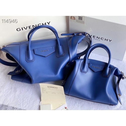 GIVENCHY Original Leather Shoulder Bag 63188 blue