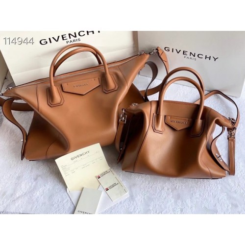 GIVENCHY Original Leather Shoulder Bag 63188 brown