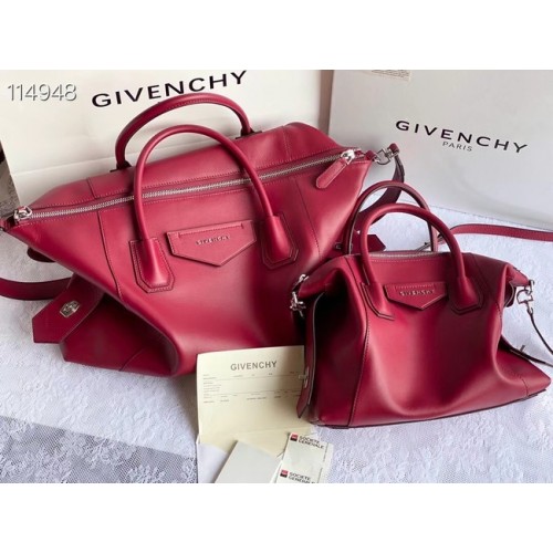 GIVENCHY Original Leather Shoulder Bag 63188 red