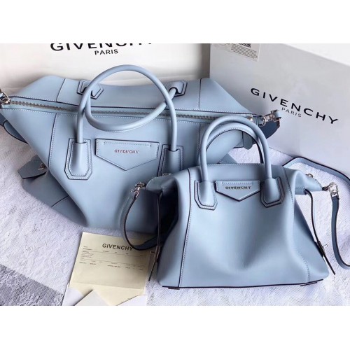 GIVENCHY Original Leather Shoulder Bag 63188 sky Blue