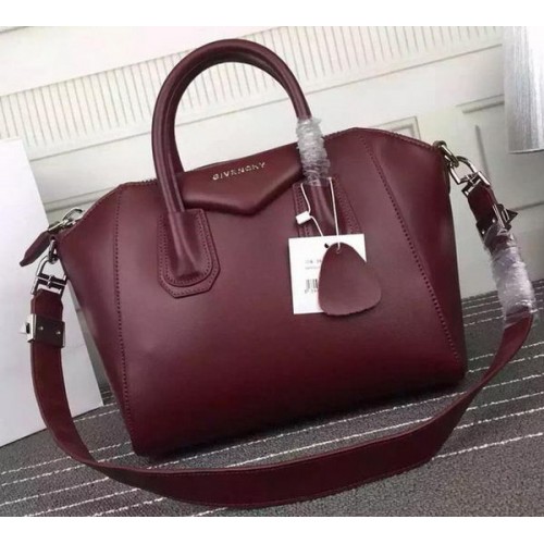 Givenchy Antigona Bag Calfskin Leather G66552 Burgundy