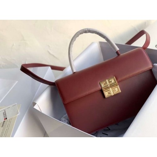 Givenchy Calfskin tote 2020 Burgundy
