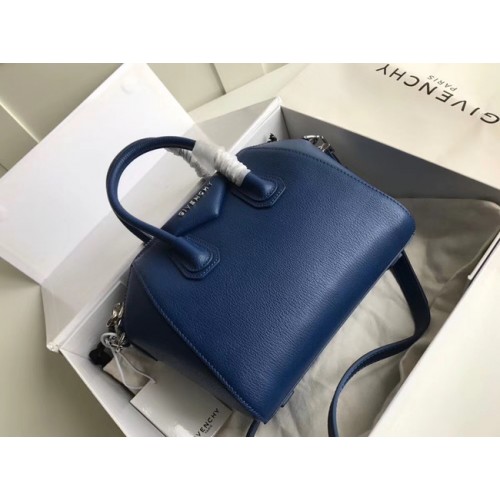 Givenchy Grained Calfskin Small Antigona Bag BB0511 blue
