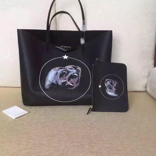 Givenchy Print Large Shopper Bag G6598D Black