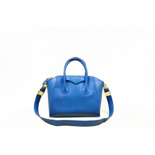 Givenchy Small Antigona Bag Original Leather 1800 Blue