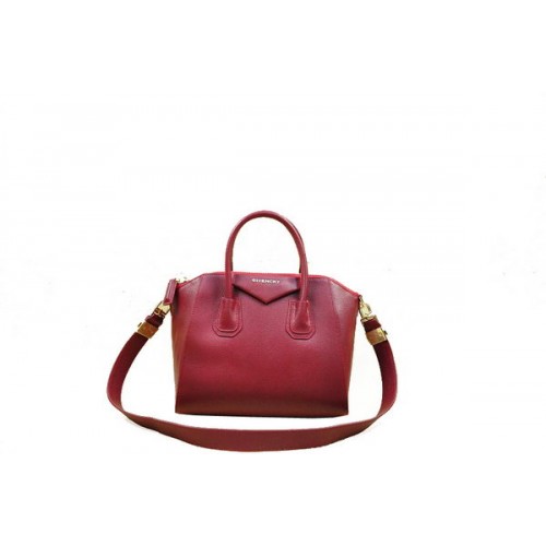Givenchy Small Antigona Bag Original Leather 9981S Burgundy