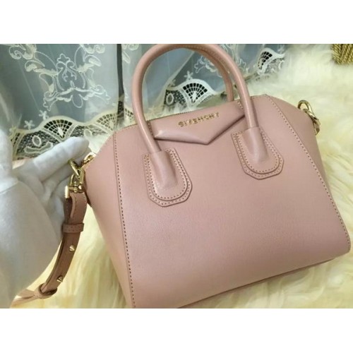 Givenchy mini Antigona Bag Goat Leather G1900 Light Pink