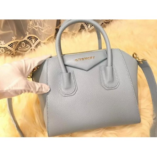 Givenchy mini Antigona Bag Goat Leather G1900 SkyBlue
