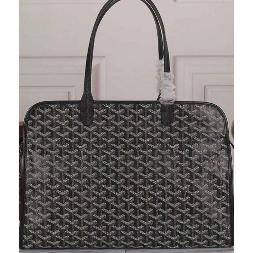 Goyard Calfskin Leather Tote Bag G5896 Black