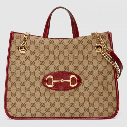 Gucci 1955 Horsebit tote bag 621144 red