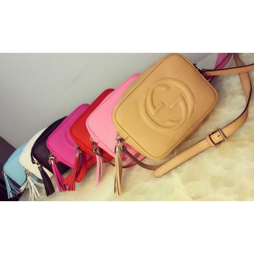 Gucci 308364 Soho Calfskin Leather Disco Bag