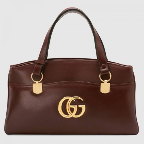 Gucci Arli large top handle bag 550130 Burgundy