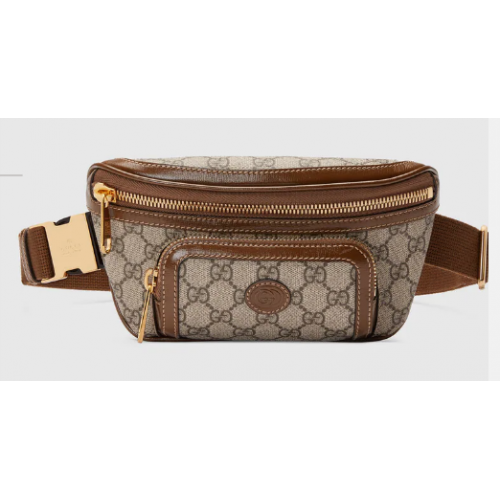 Gucci Belt bag with Interlocking G 682933 brown