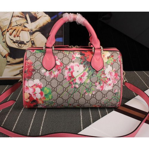 Gucci Blooms GG Supreme Top Handle Bag 409529 Pink