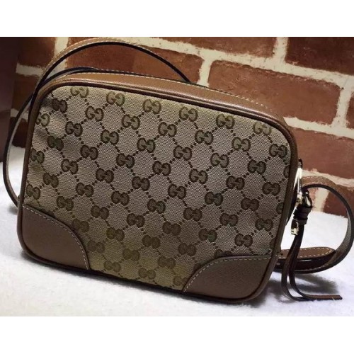 Gucci Bree Original GG Canvas mini Messenger Bag 387360 Brown