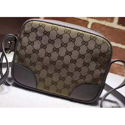 Gucci Bree Original GG Canvas mini Messenger Bag 387360 Grey