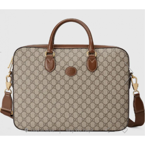 Gucci Business case with Interlocking G 674140 Brown