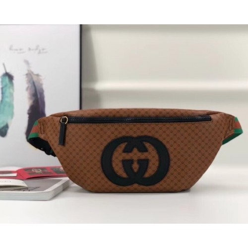 Gucci-Dapper Dan original belt bag 536416 brown