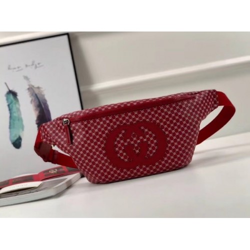 Gucci-Dapper Dan original belt bag 536416 red